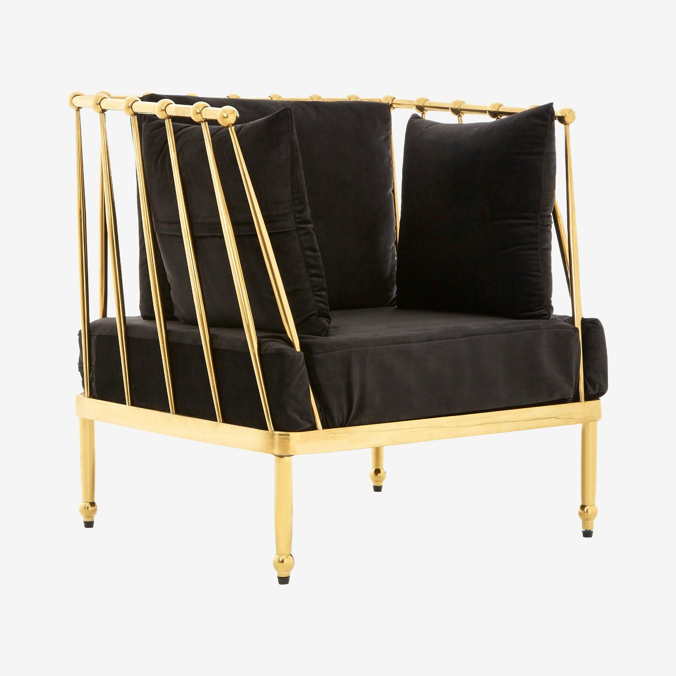 Novo Chair - Gold by Fifty Five South