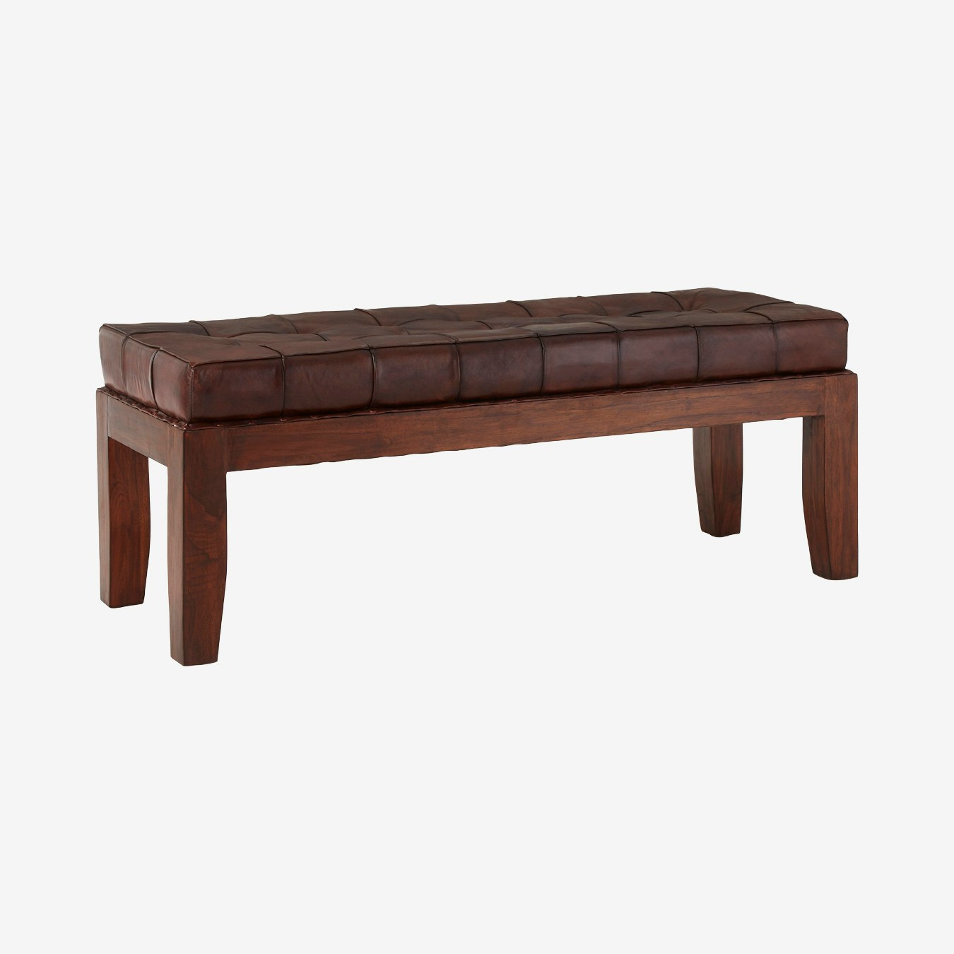 Inca Stitch Bench - Antique Brown by Fifty Five South