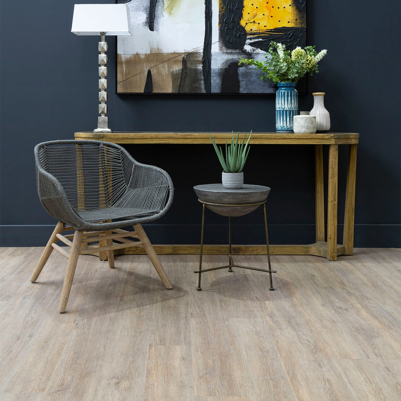 Sisal Armchair - Grey by Fifty Five South