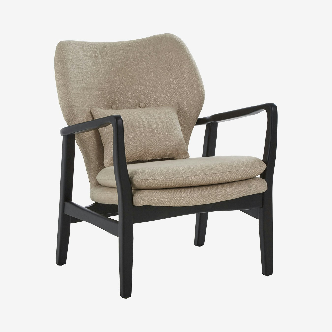 Stockholm Chair - Beige / Black by Fifty Five South