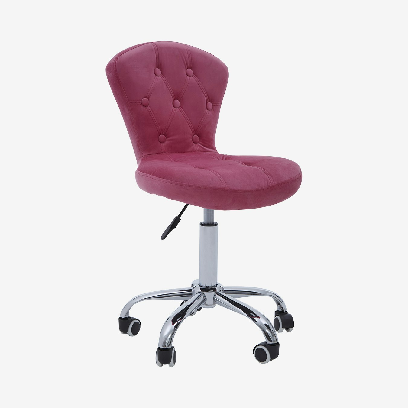 Office Chair - Pink / Chrome by Fifty Five South