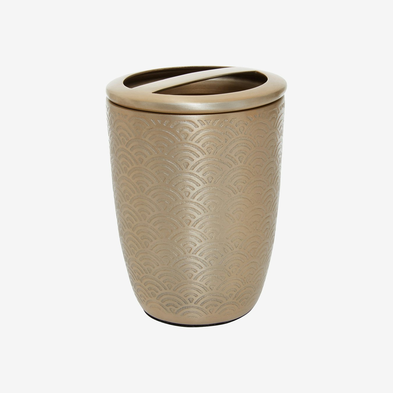 Allegra Toothbrush Holder - Etched Champagne by Fifty Five South