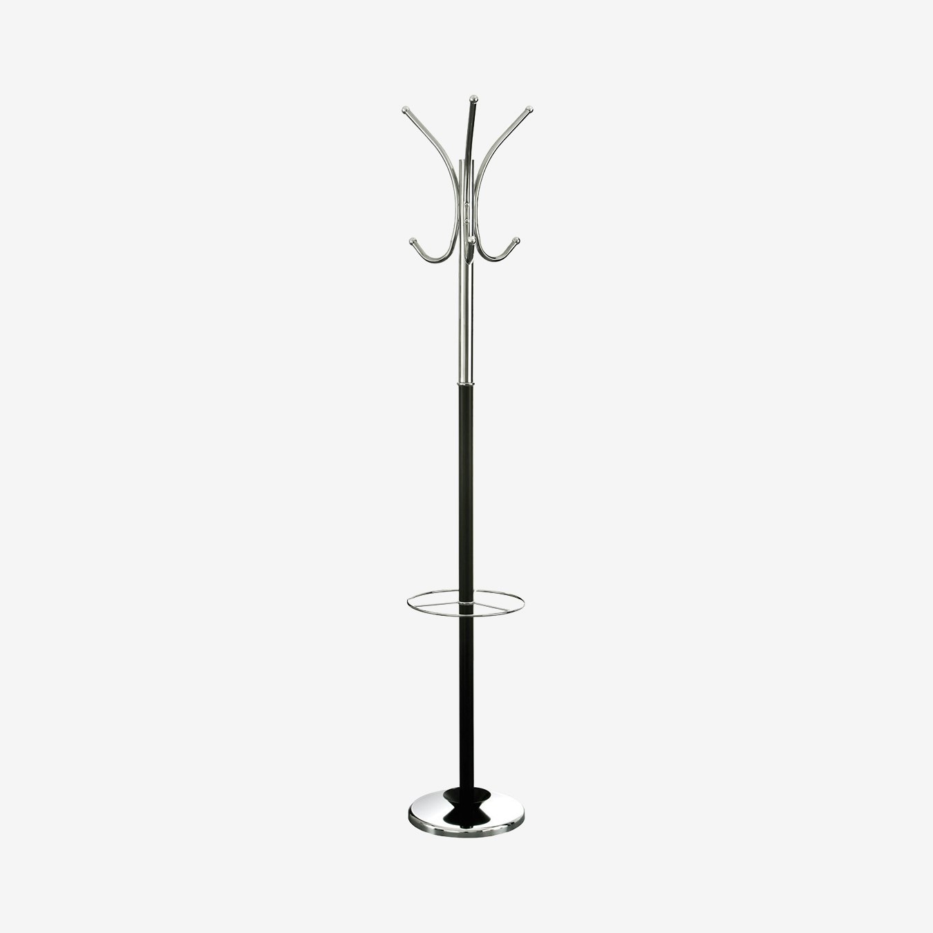 Floor Coat Stand - Black / Chrome by Fifty Five South
