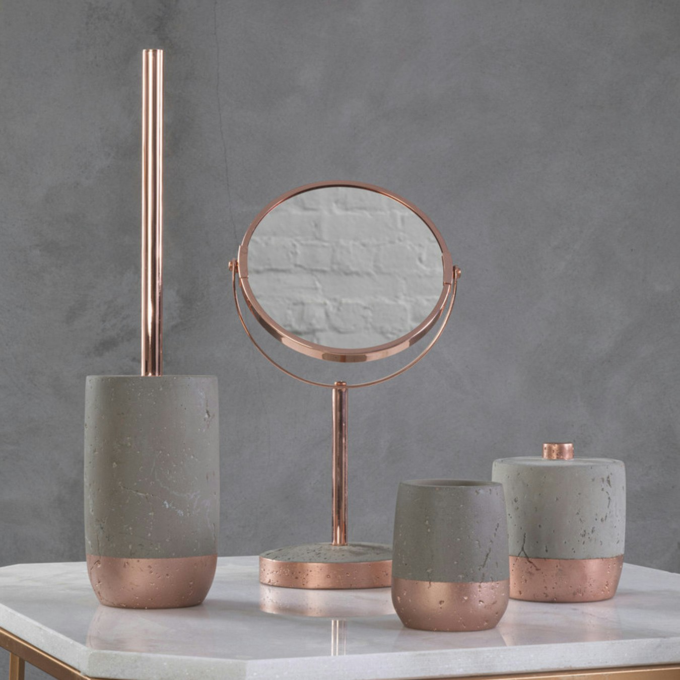 Neptune Tumbler - Grey / Copper by Fifty Five South