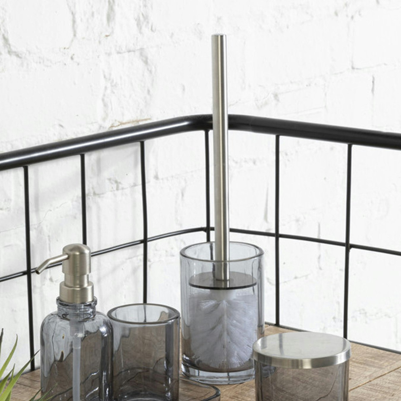 Ridley Toilet Brush - Clear by Fifty Five South
