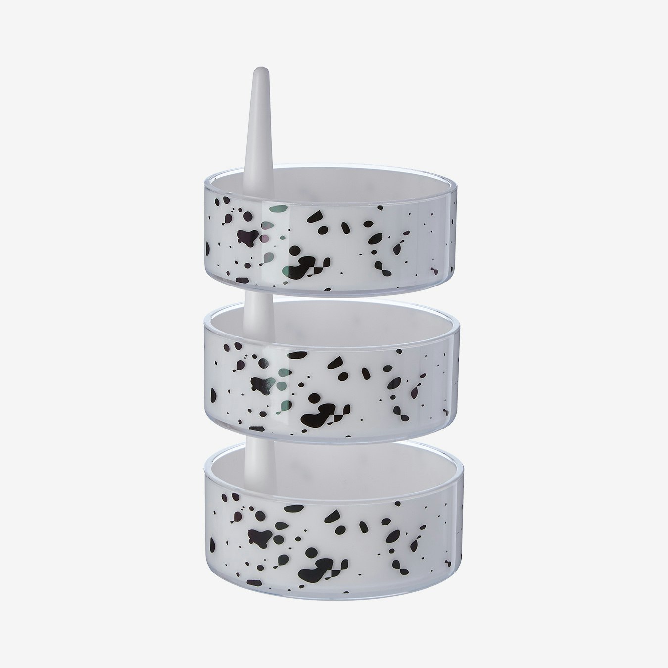 Rotary Storage Set - White - Set of 3 by Fifty Five South