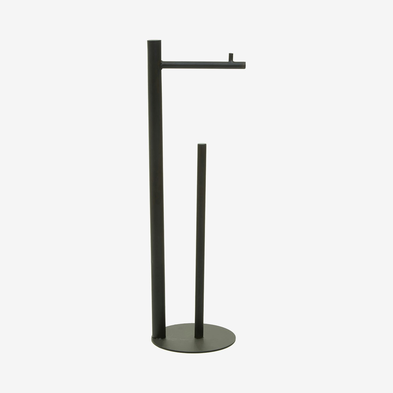 Fay Toilet Roll Holder - Black by Fifty Five South
