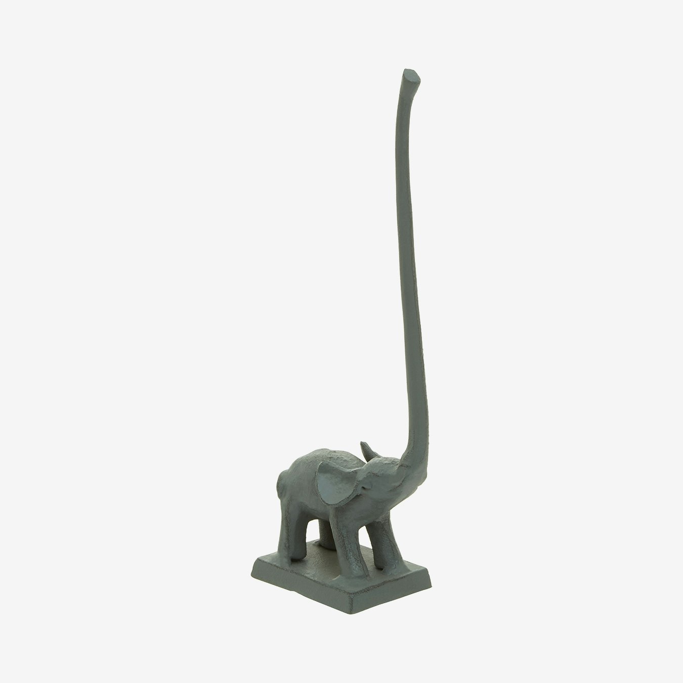 Fauna Elephant Toilet Roll Holder - Grey by Fifty Five South
