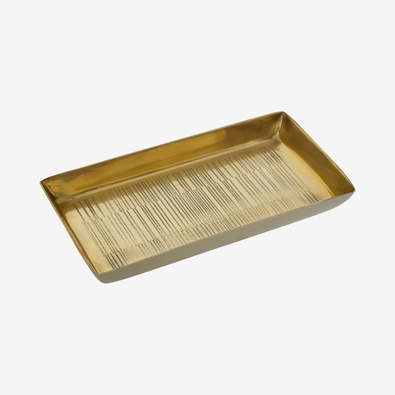 Allegra Tray - Lined Gold by Fifty Five South