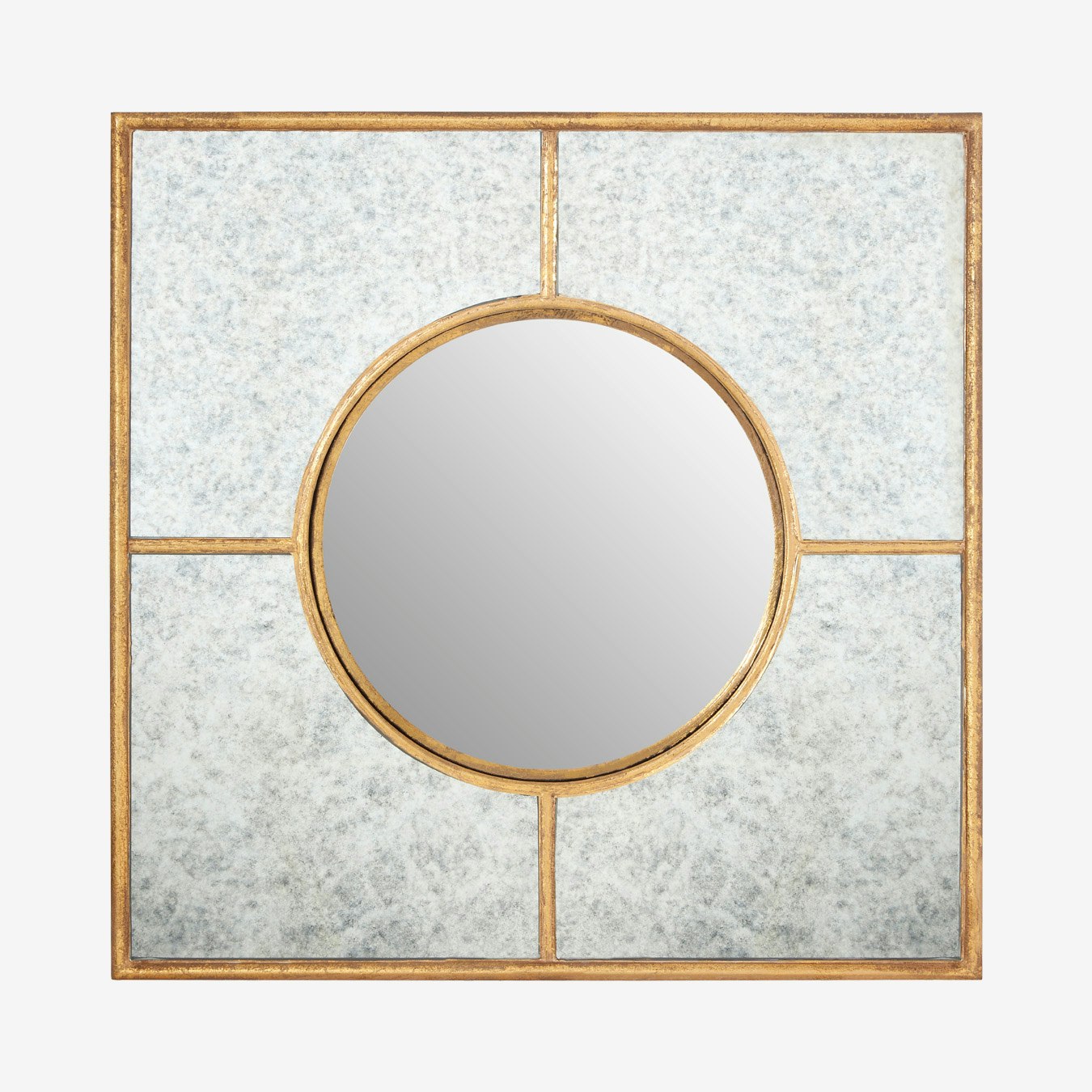 Zariah Wall Mirror - Gold by Fifty Five South