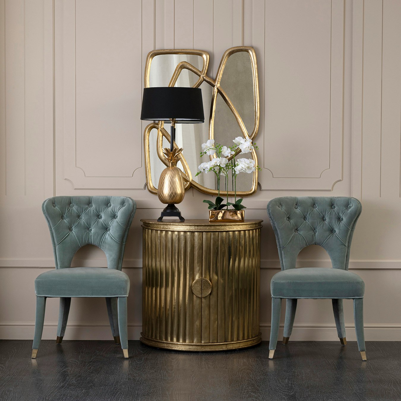 Pablo Wall Mirror - Gold by Fifty Five South