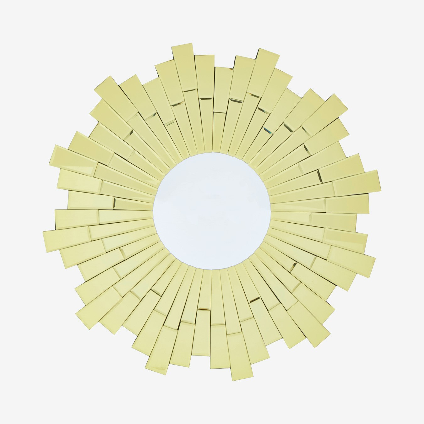 Glitzy Circular Wall Mirror - Gold by Fifty Five South