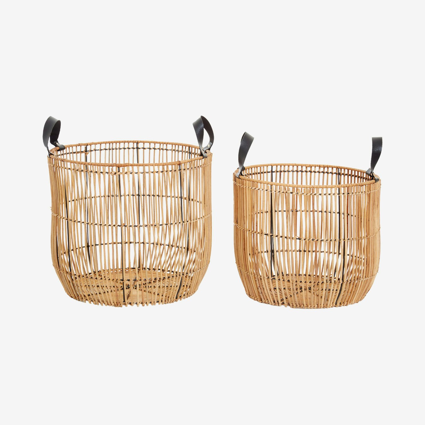 Batu Baskets - Natural - Rattan by Fifty Five South