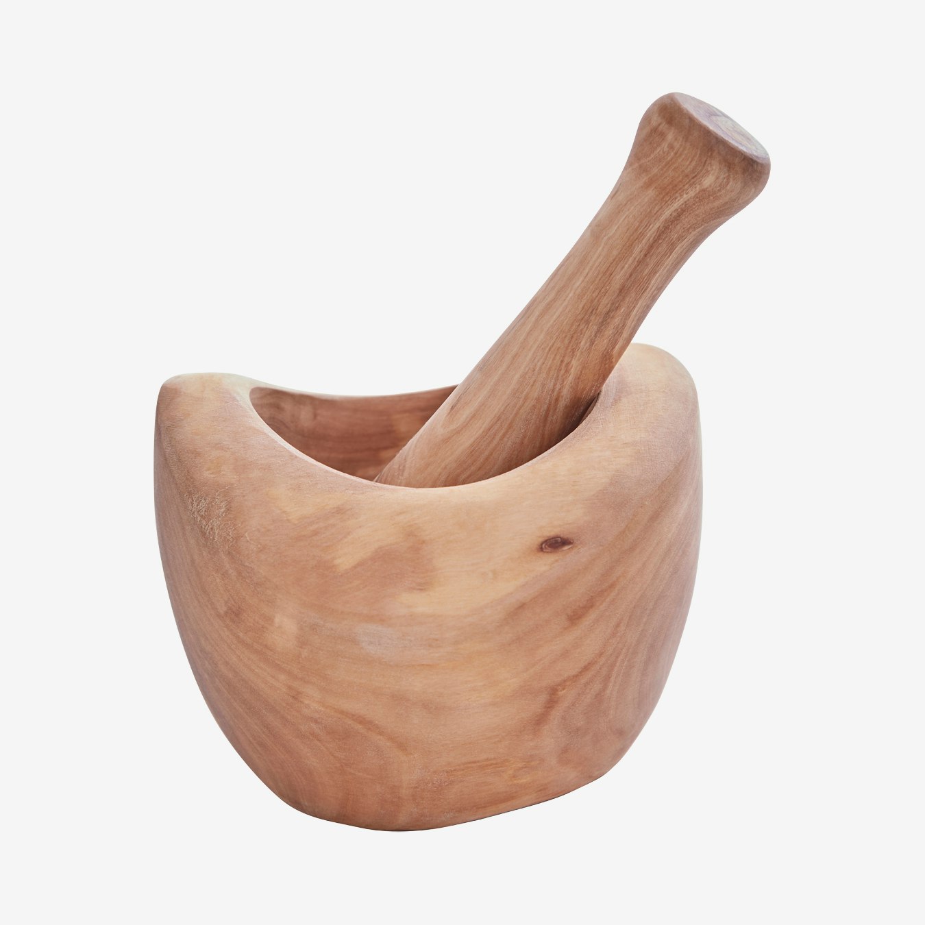 Kora Pestle & Mortar - Olive Wood by Fifty Five South