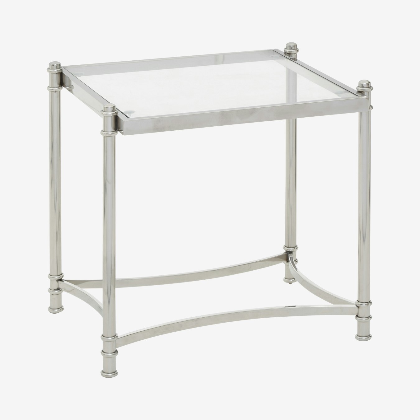 Ackley Side Table - Silver by Fifty Five South