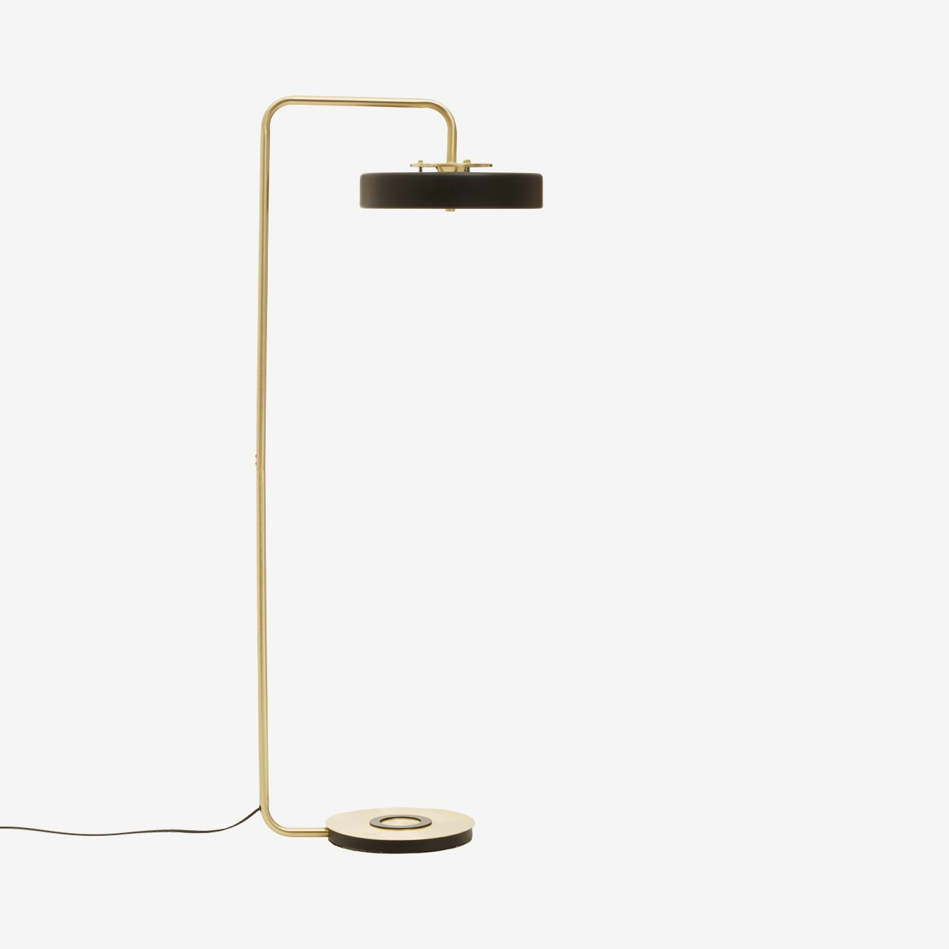 Rogano Floor Lamp - Black by Fifty Five South
