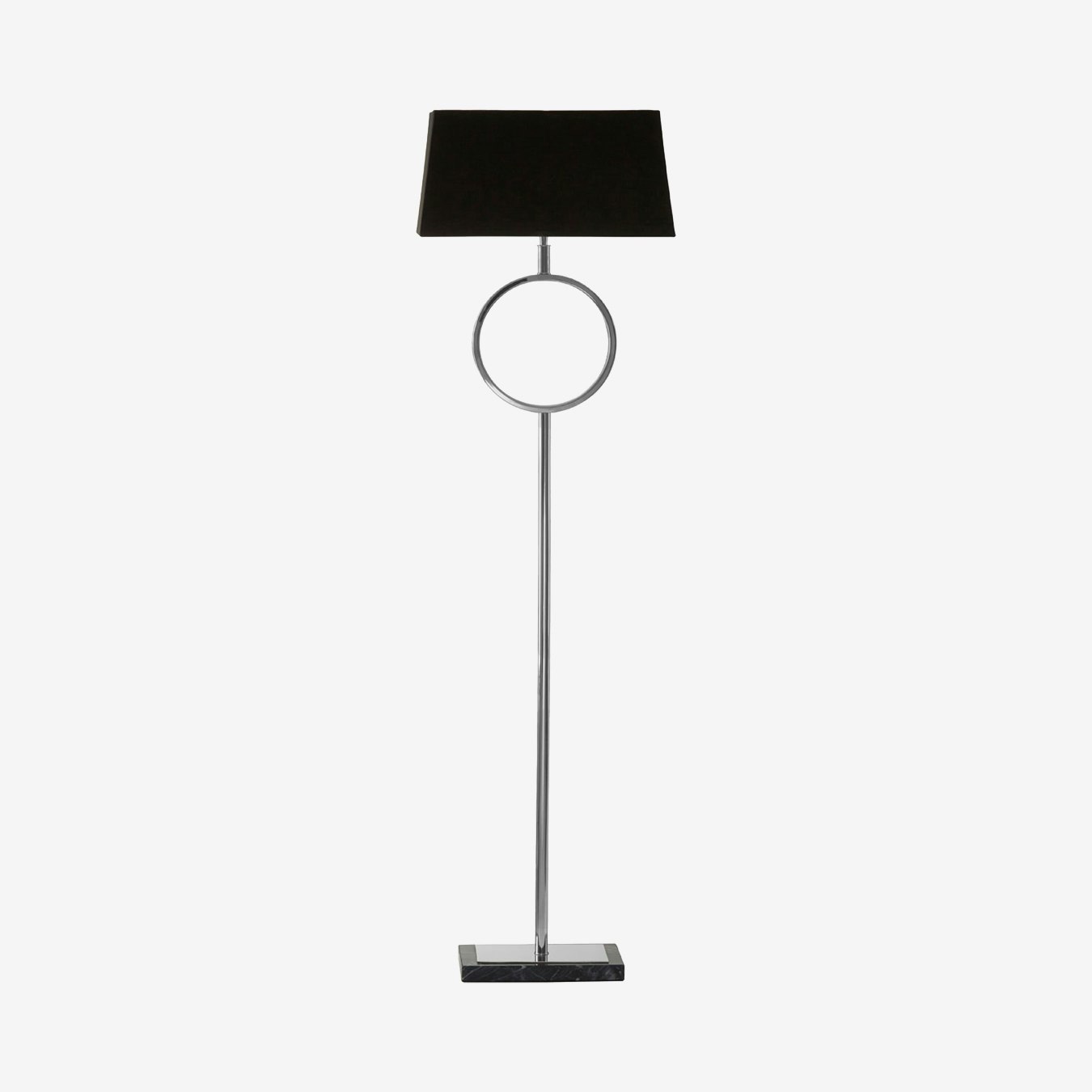 Skye Floor Lamp - Marble - Black by Fifty Five South
