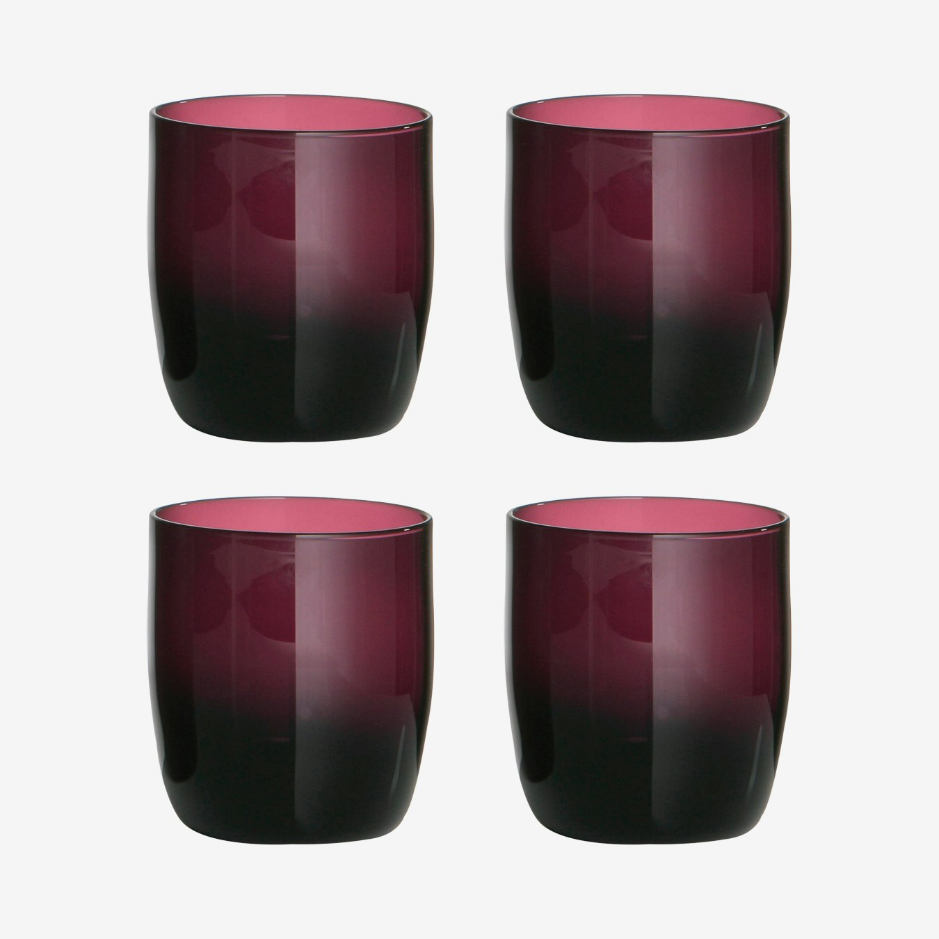 Tumblers - Purple - Set of 4 by Fifty Five South
