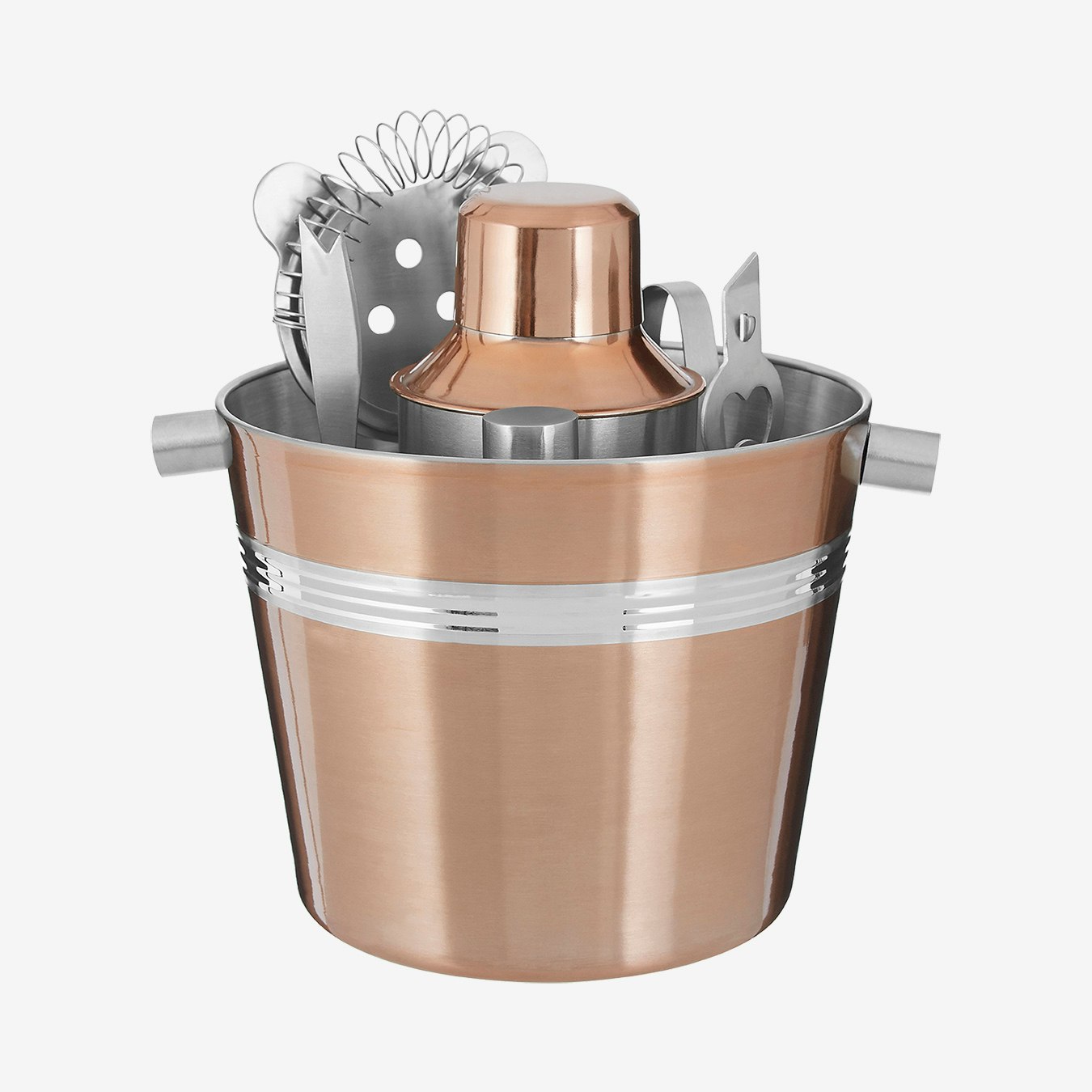 7 Piece Bar Set - Rose Gold by Fifty Five South