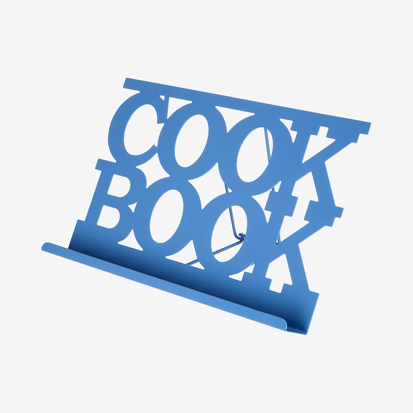 Cookbook Stand - Blue Enamel by Fifty Five South