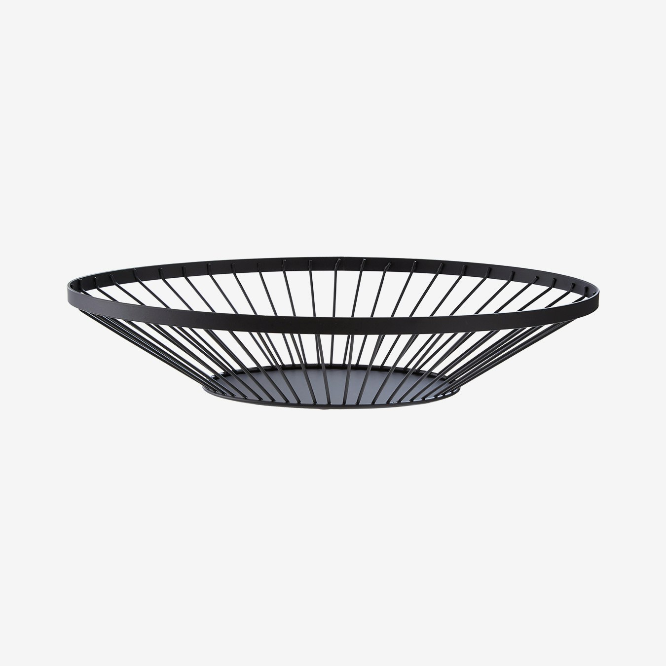 Flat Fruit Basket - Black by Fifty Five South