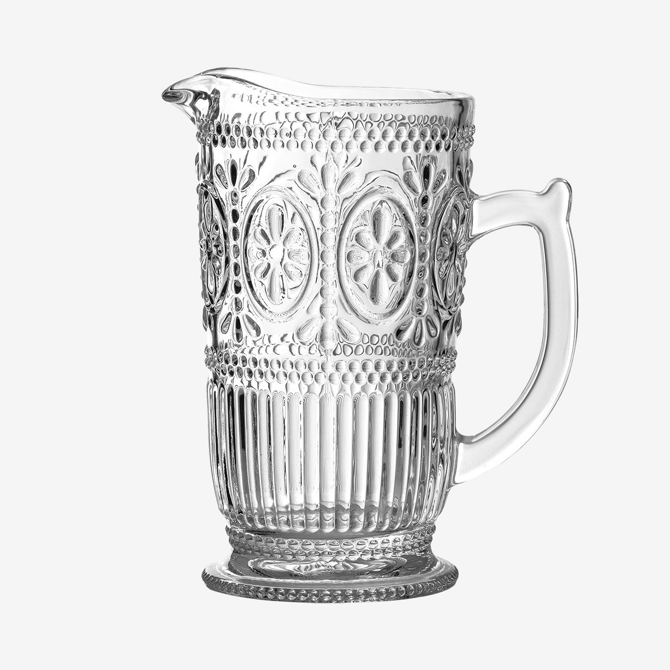 Fleur Glass Pitcher by Fifty Five South