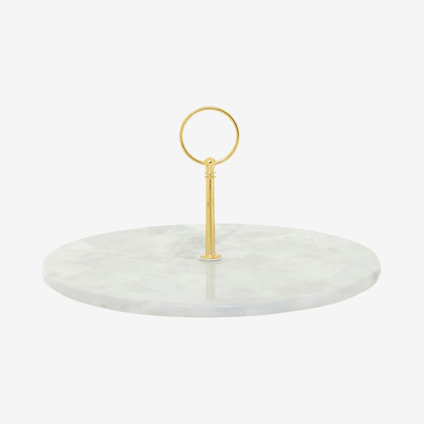 Cake Stand - Grey Marble / Gold by Fifty Five South