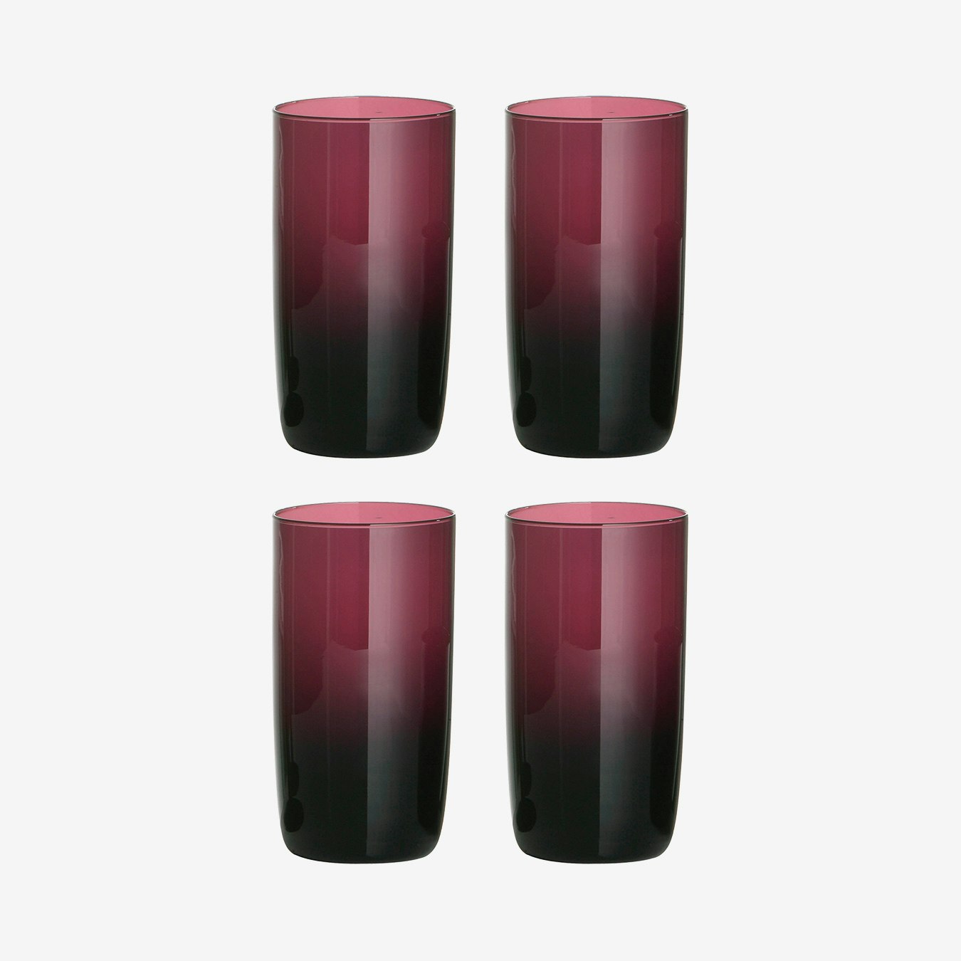 Hi-Ball Glasses - Purple - Set of 4 by Fifty Five South