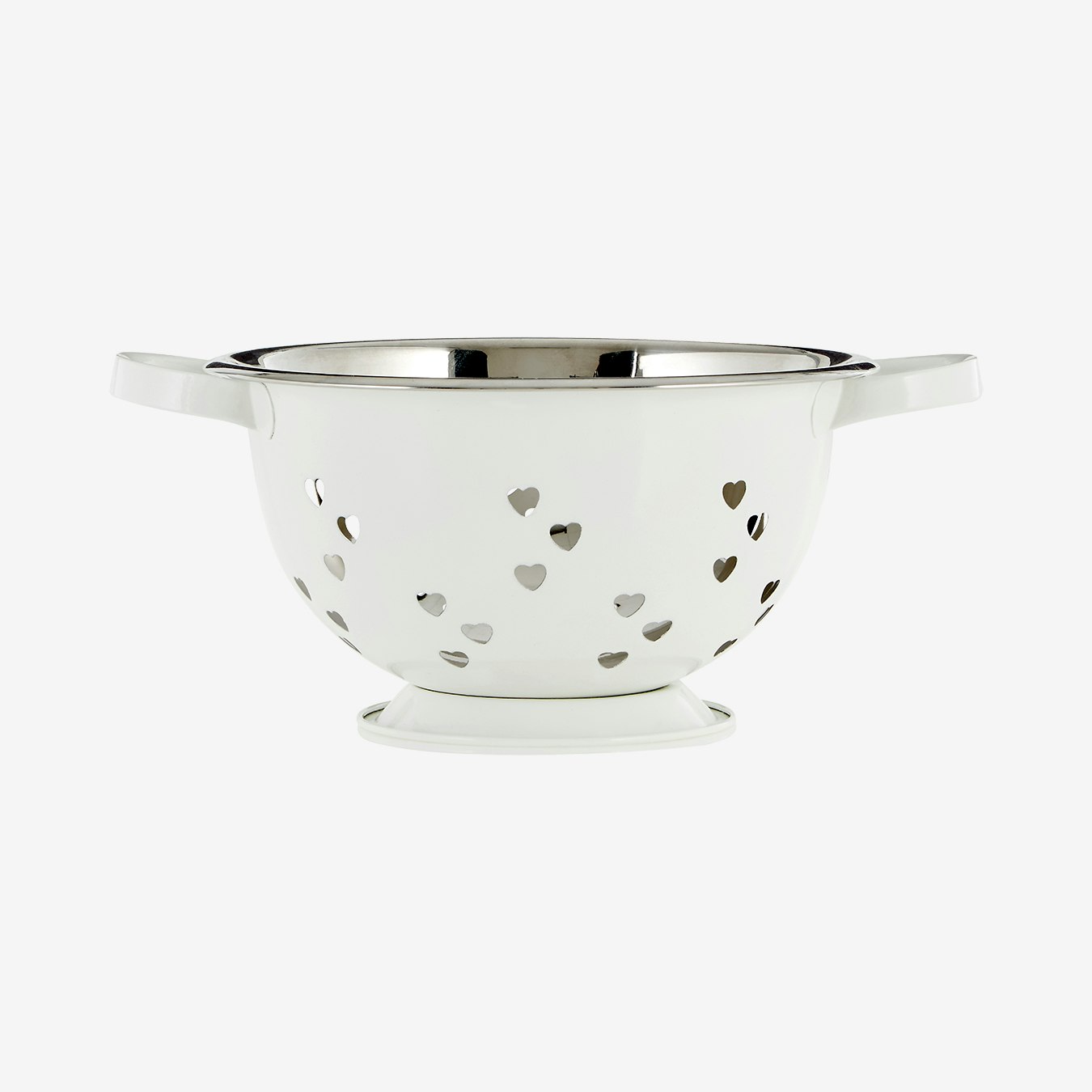 Hearts Design Colander - Ivory by Fifty Five South