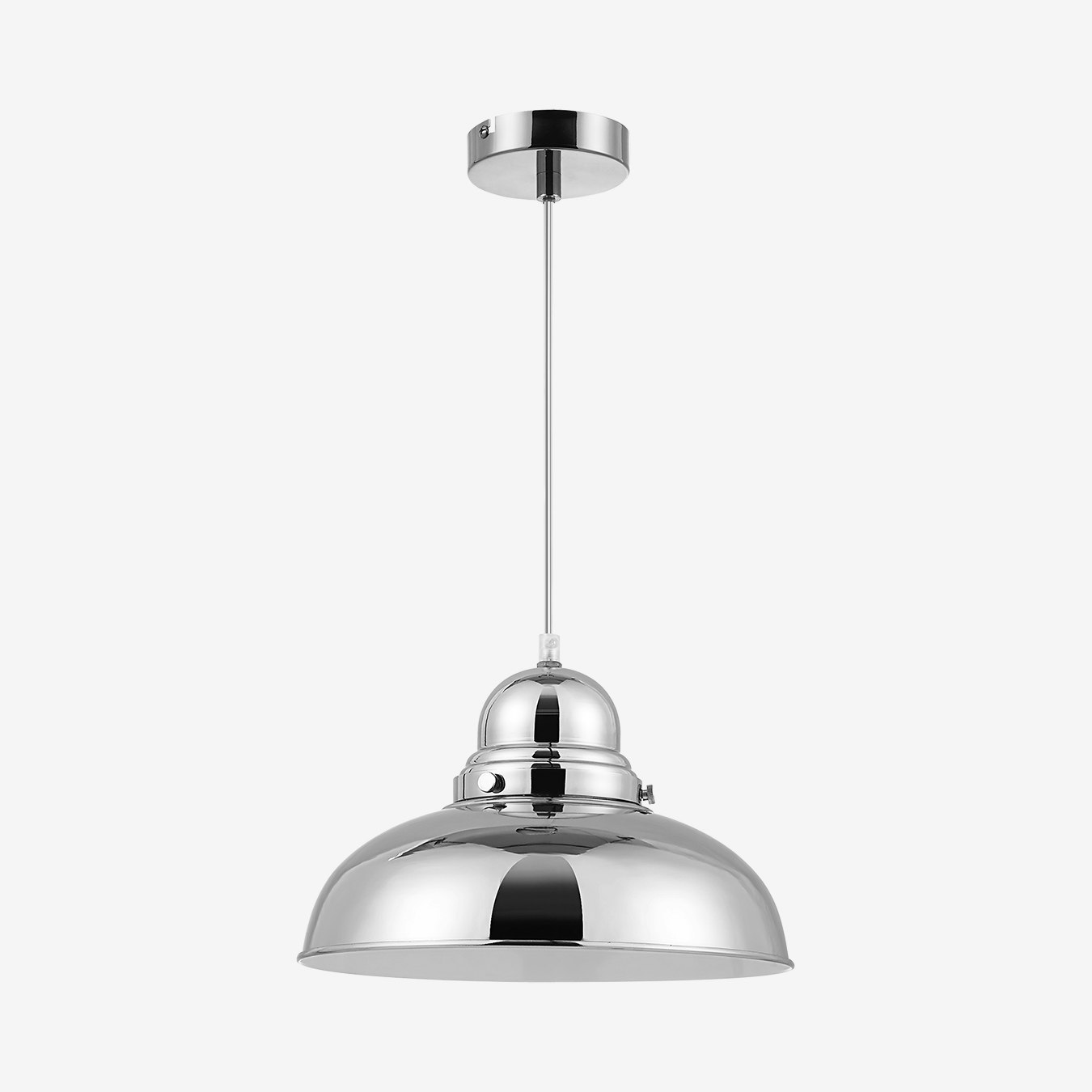 Jasper Pendant Light - Chrome by Fifty Five South