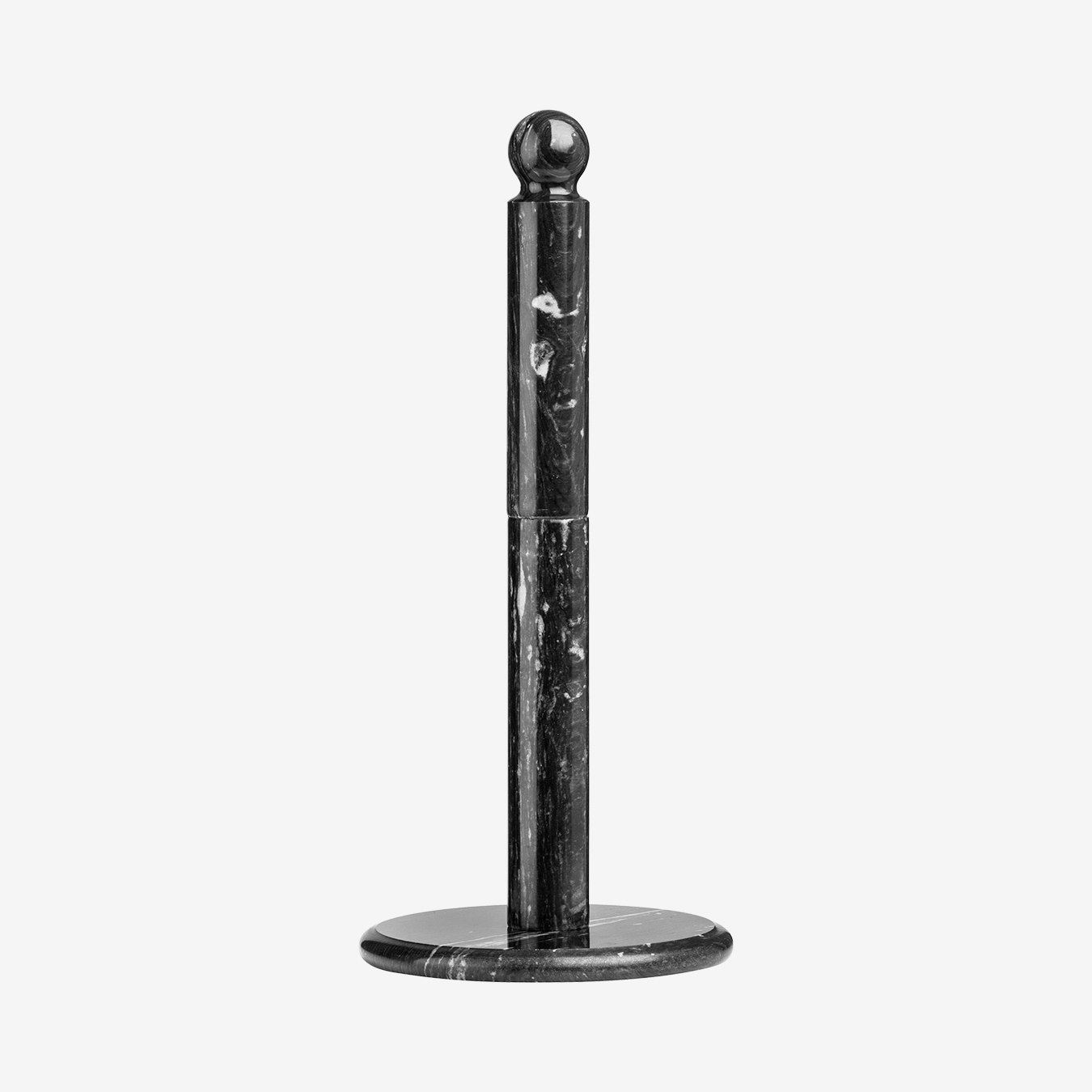 Kitchen Roll Holder - Black Marble by Fifty Five South