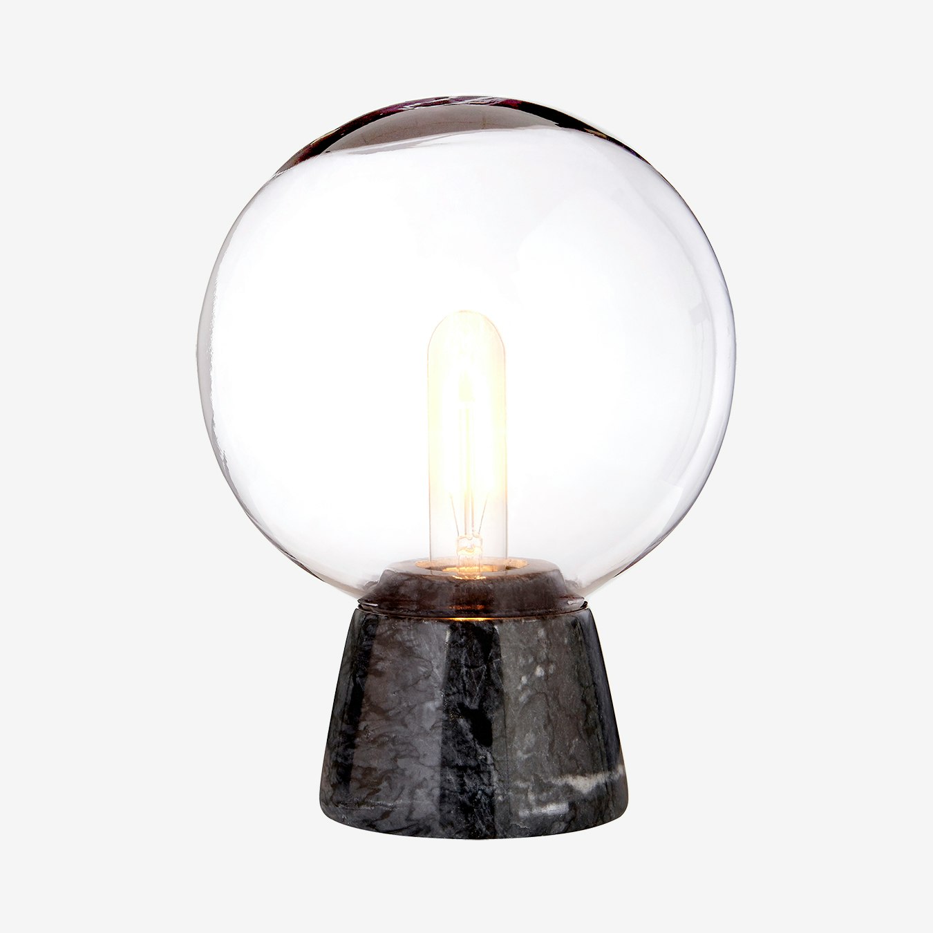 Lamonte Globe Lamp - Black / Black by Fifty Five South