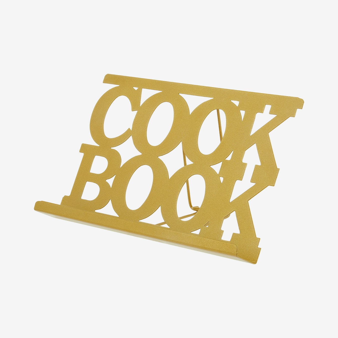 Cook Book Stand - Light Gold by Fifty Five South