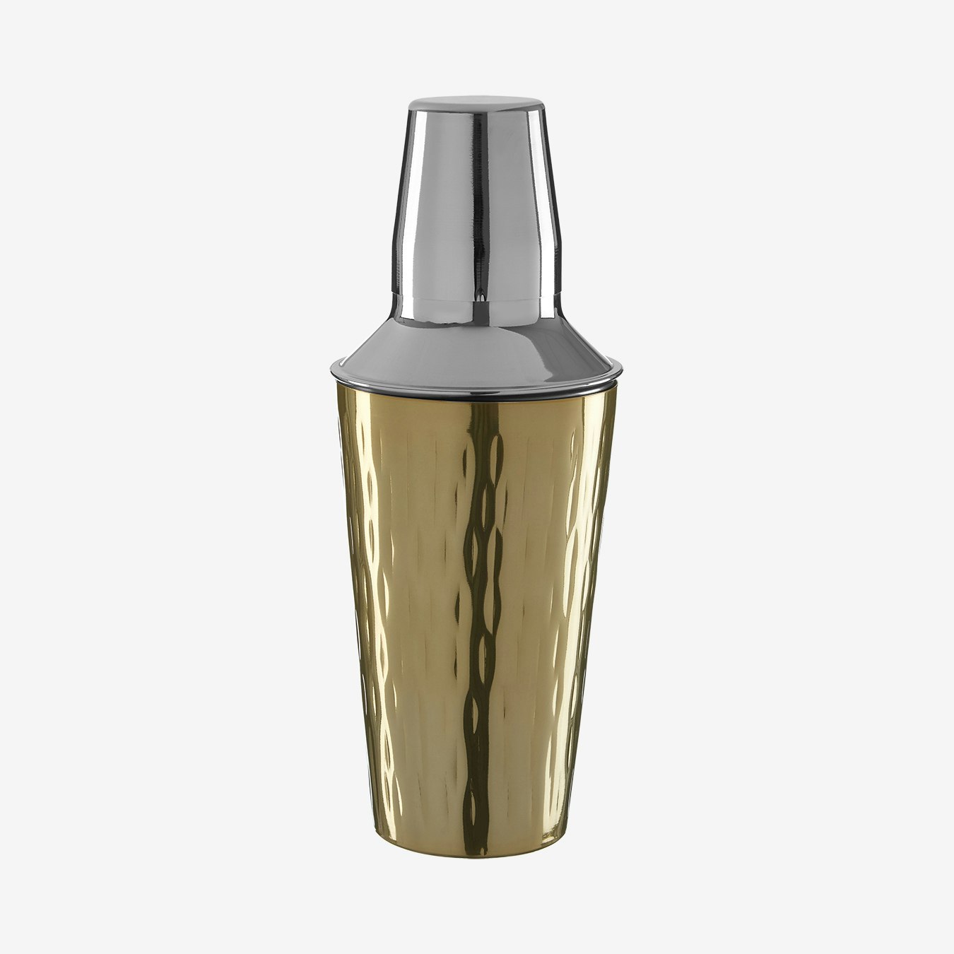 Mixology Cocktail Shaker - Hammered Brass by Fifty Five South