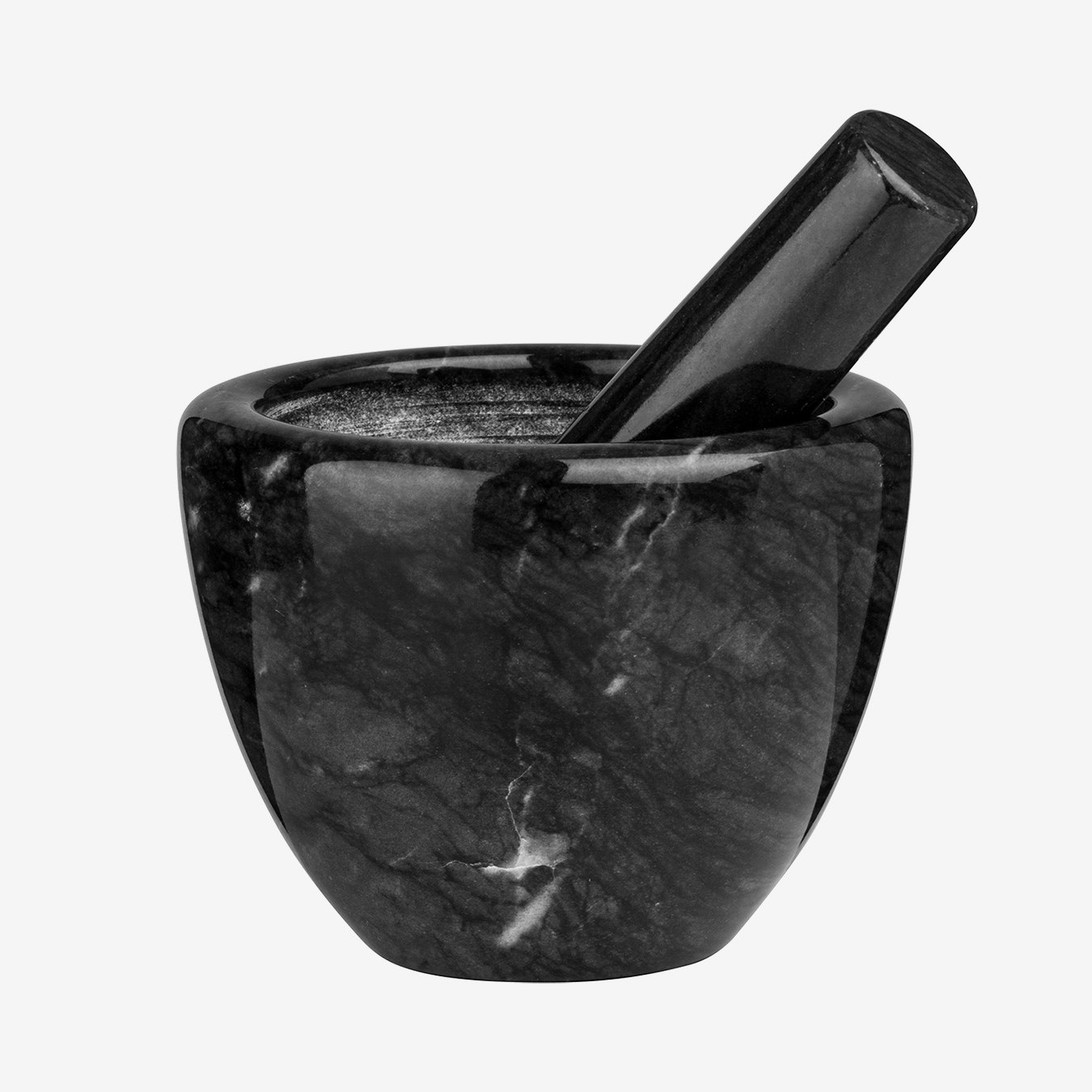 Pestle and Mortar - Black Marble by Fifty Five South