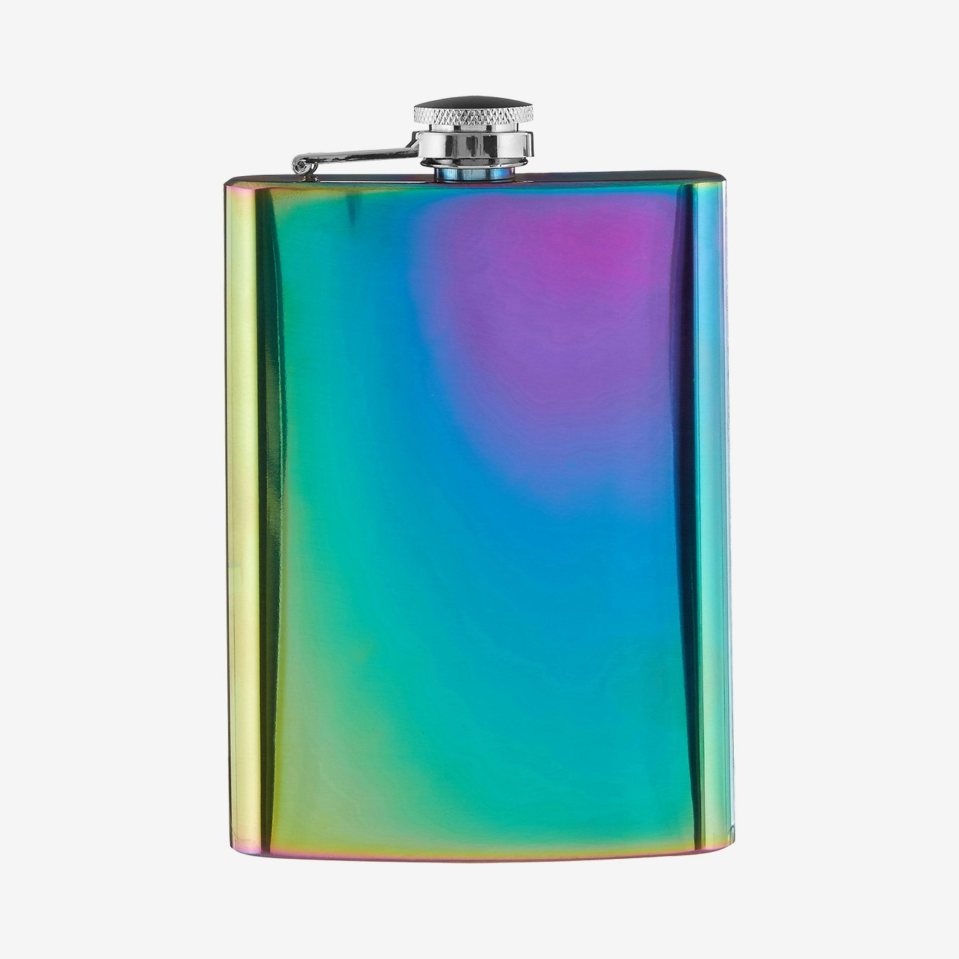 Oil Slick Hip Flask - Stainless Steel by Fifty Five South