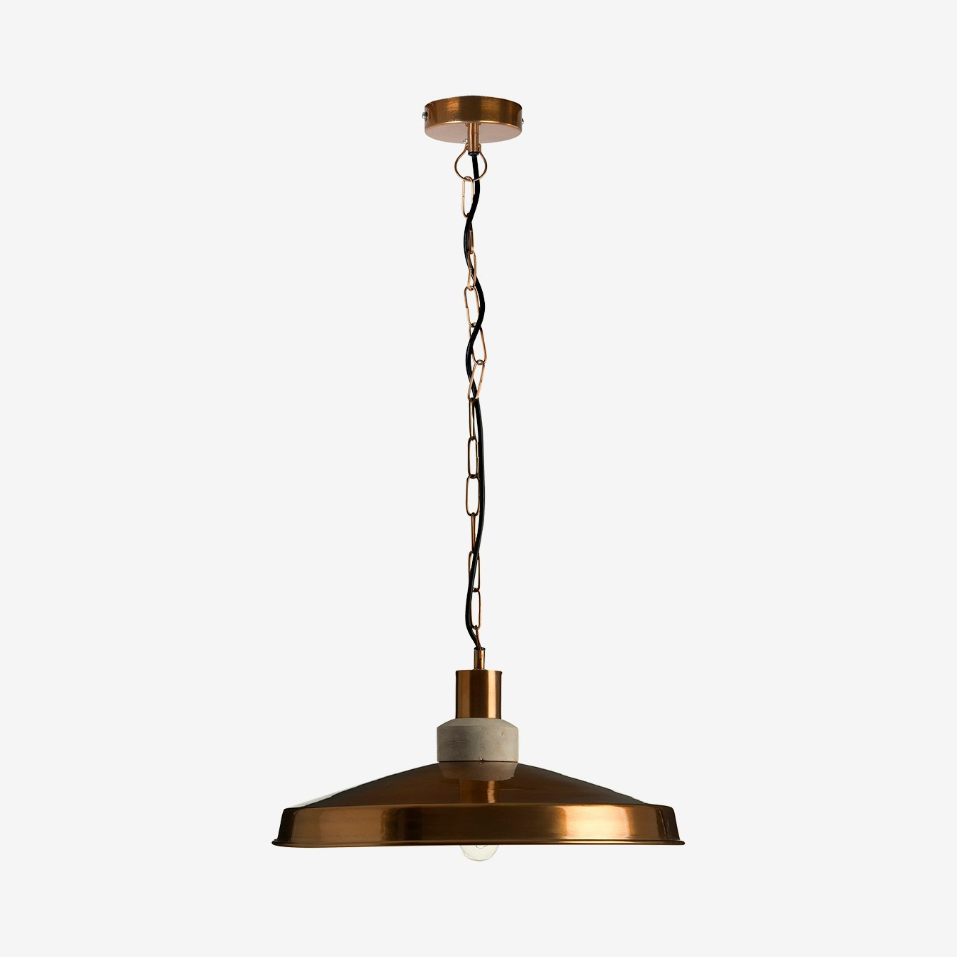 Vintage Style Pendant Light - Copper by Fifty Five South