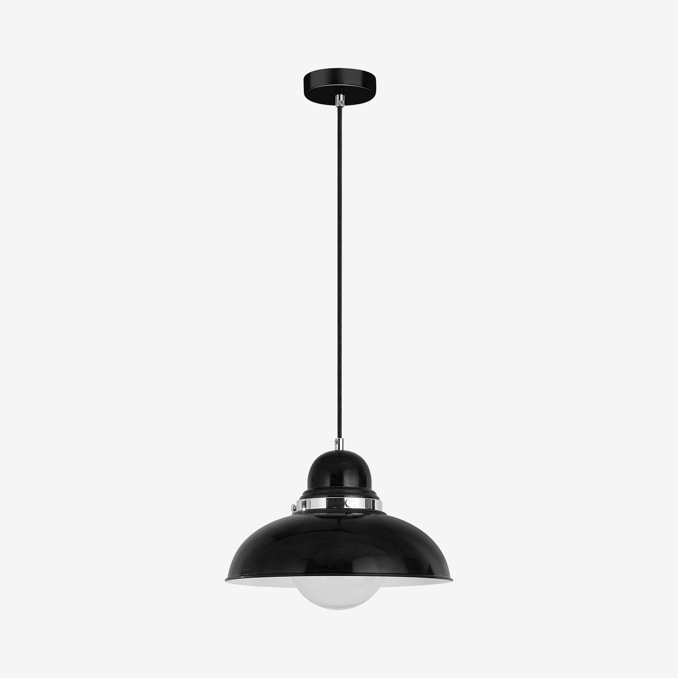 Pendant Light - Black / Chrome by Fifty Five South