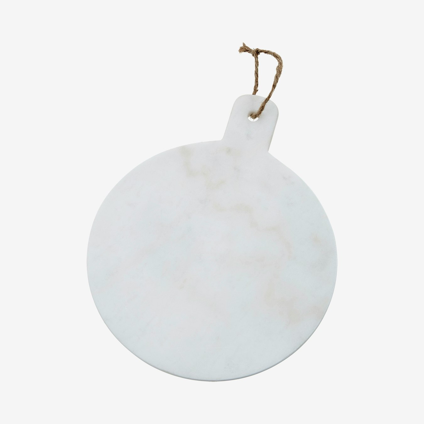 Round Paddle Chopping Board - White Marble by Fifty Five South