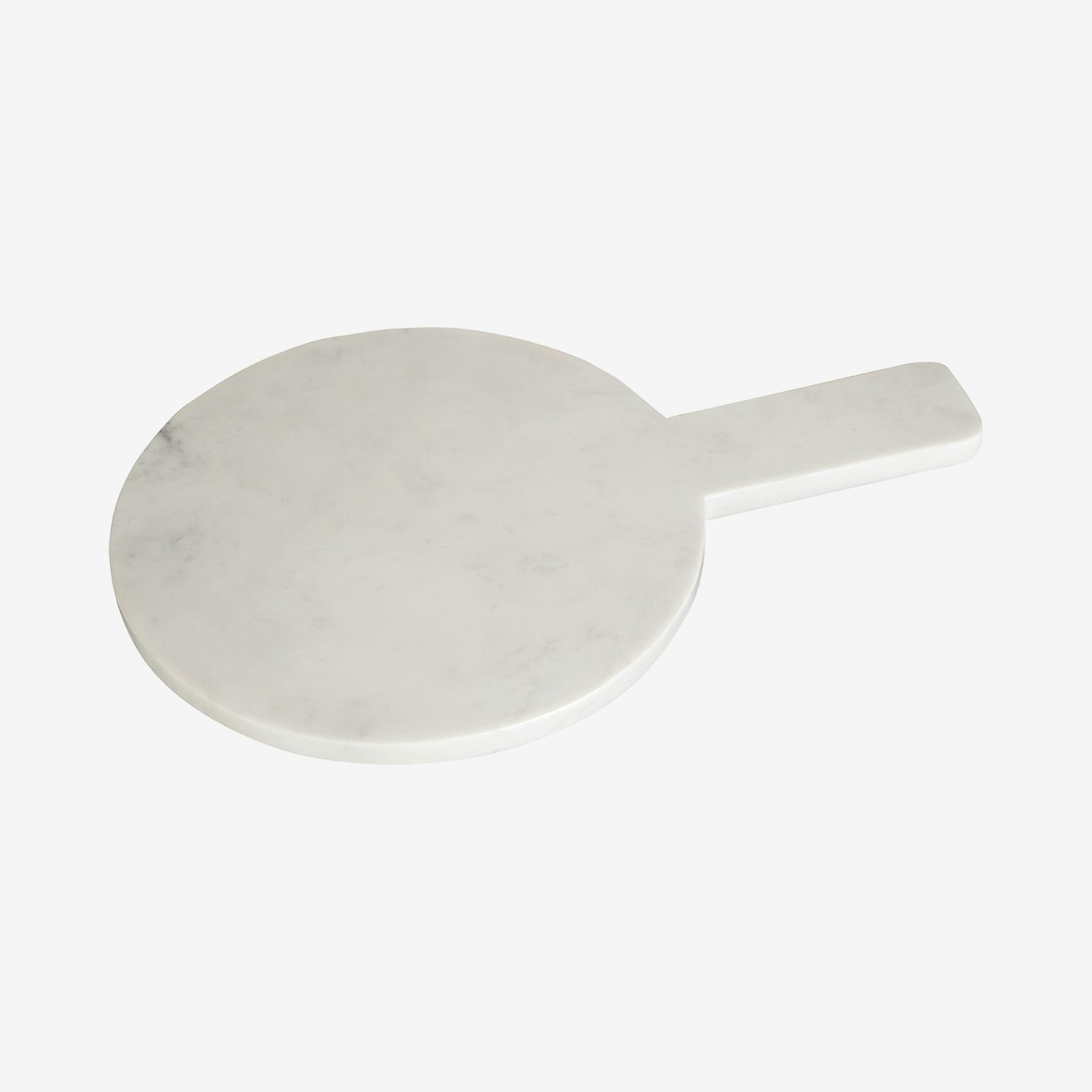 Round Paddle Chopping Board - Off-White - Marble by Fifty Five South