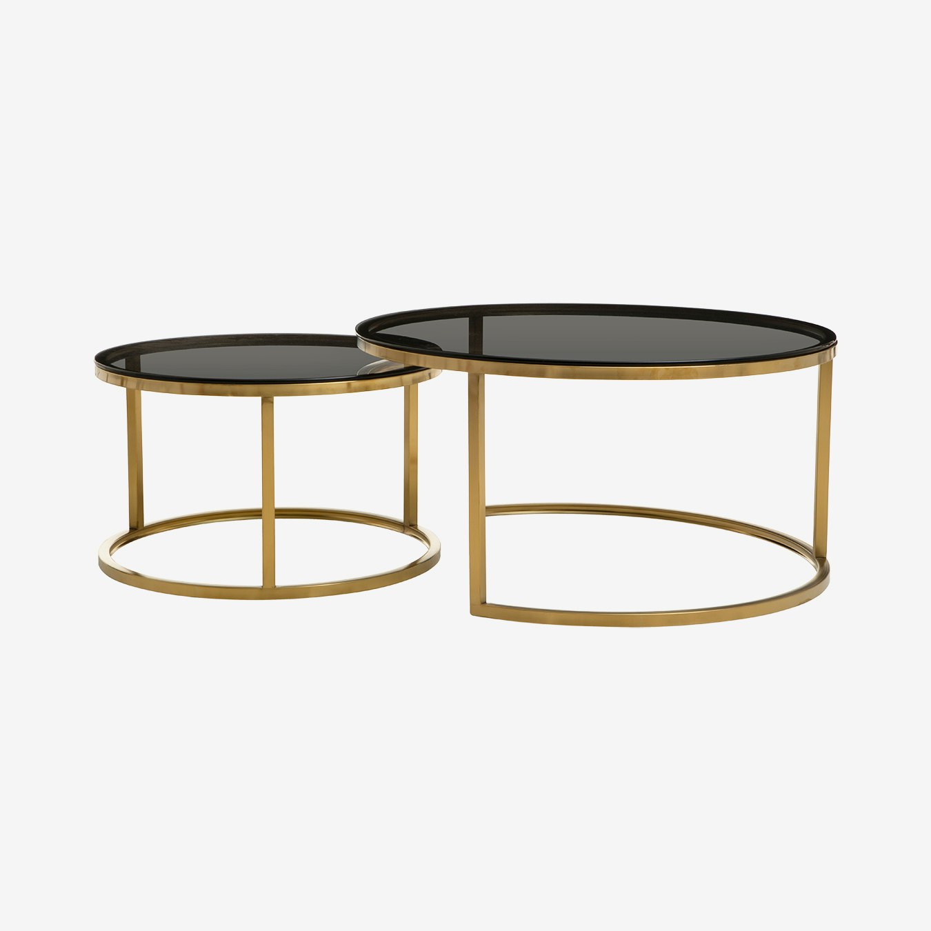 Alana Coffee Tables - Grey / Brushed Gold by Fifty Five South