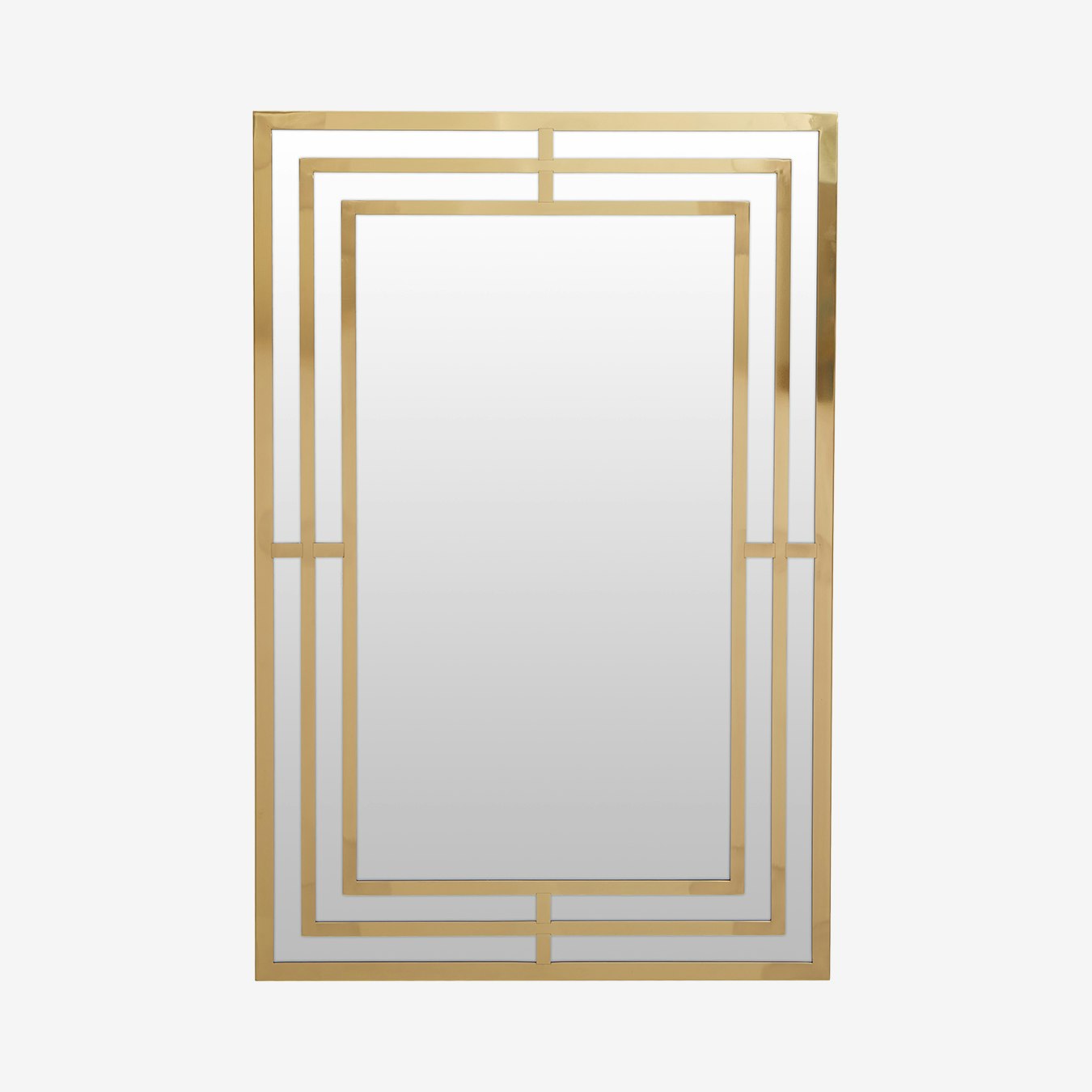 Avelino Wall Mirror - Gold by Fifty Five South