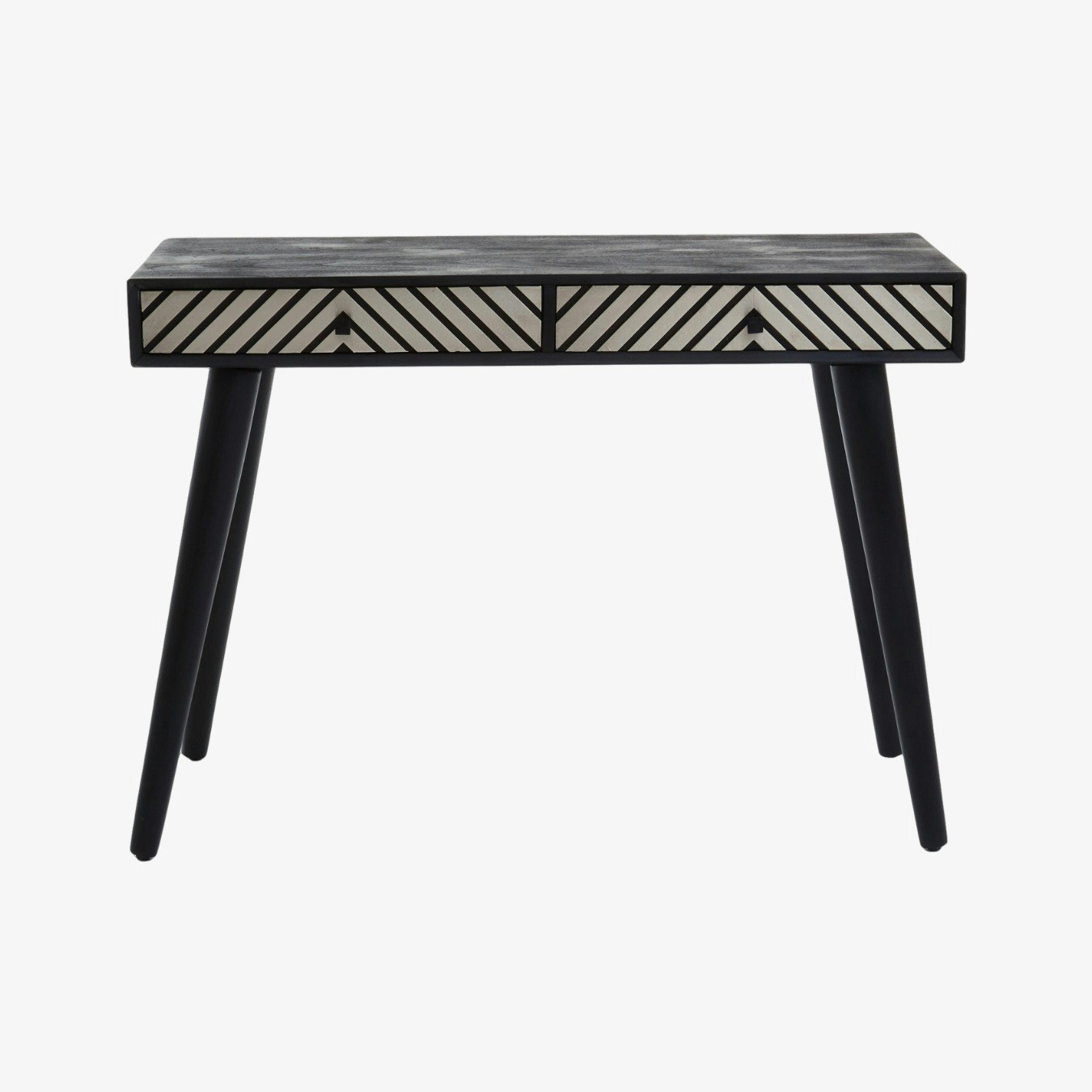 Acacia Console Table - Black / Silver by Fifty Five South