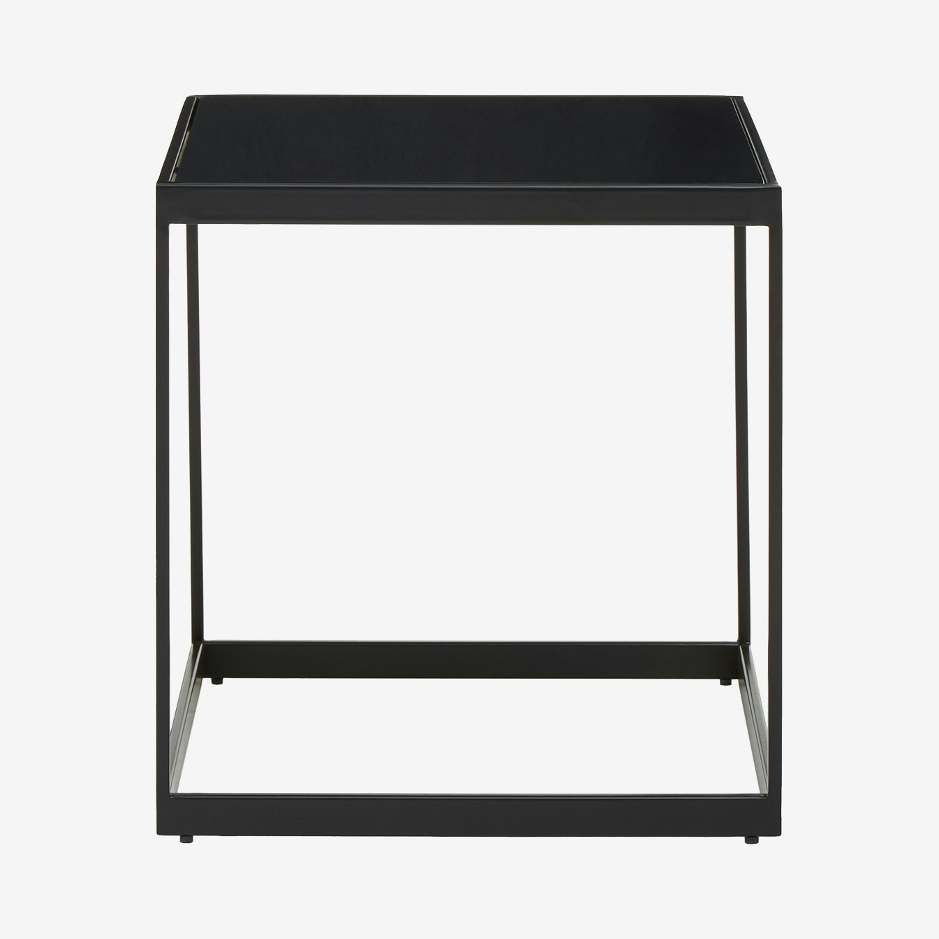 Genoa End Table - Black / White by Fifty Five South