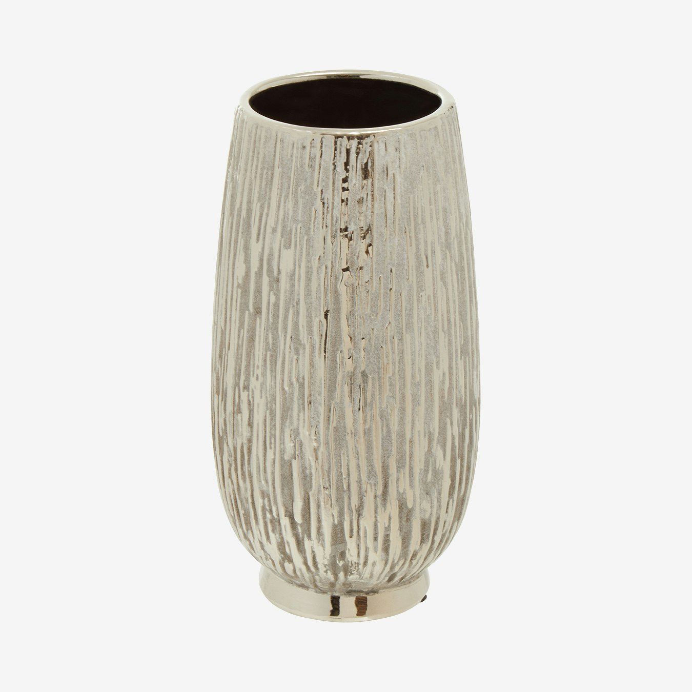 Hesper Ceramic Vase - Silver by Fifty Five South