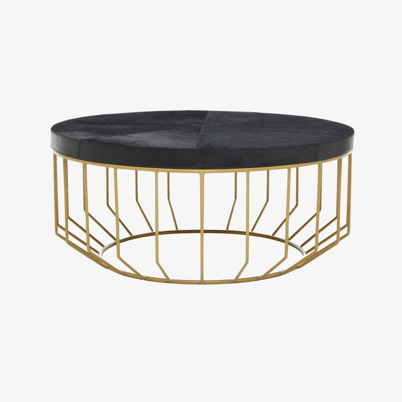 Ken Coffee Table - Black / Gold by Fifty Five South