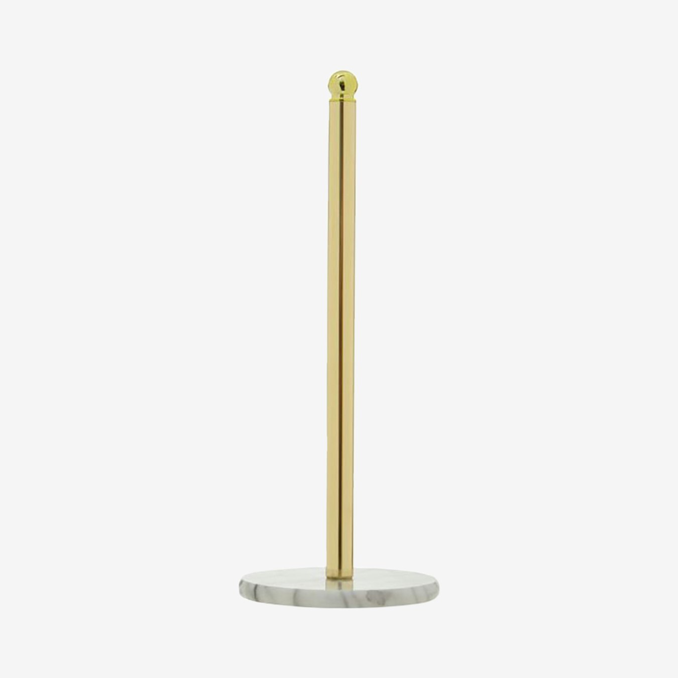 Kitchen Roll Holder - Light Gold / Marble by Fifty Five South