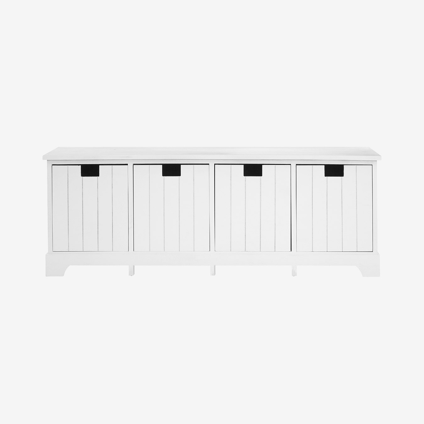 New England 4 Drawer Chest - White by Fifty Five South