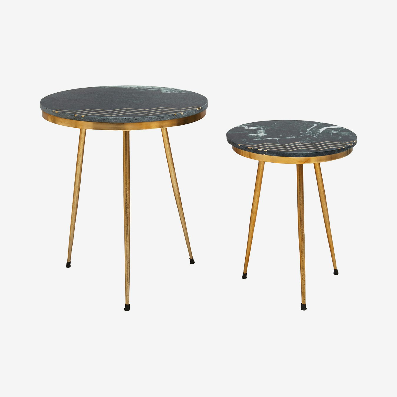 Nirav Tables - Green - Set of 2 by Fifty Five South