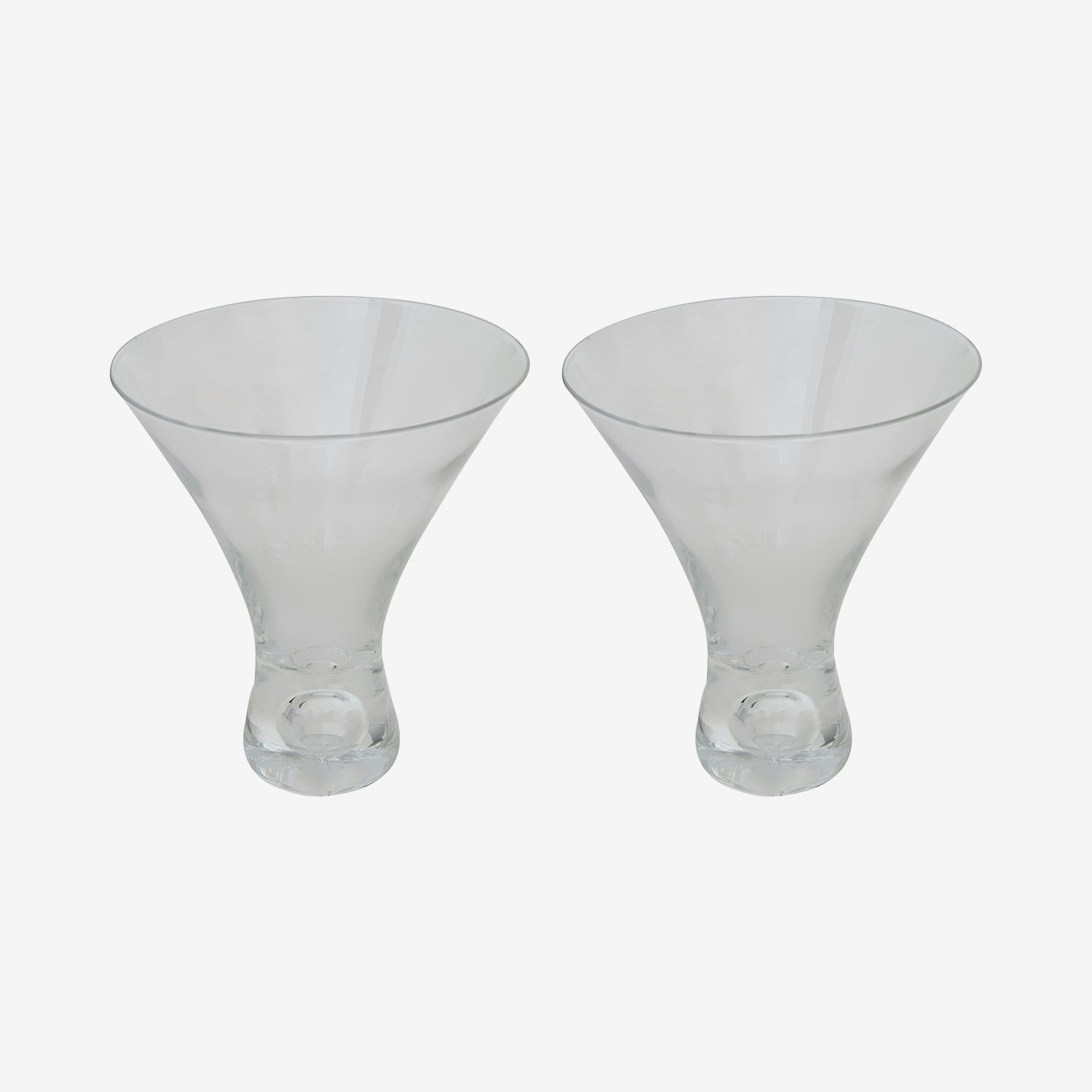 Cocktail Glasses - Clear - Set of 2 by Fifty Five South